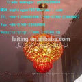 Lustre à Lanterne Traditionnelle de Style Chinois Lustre Rouge
